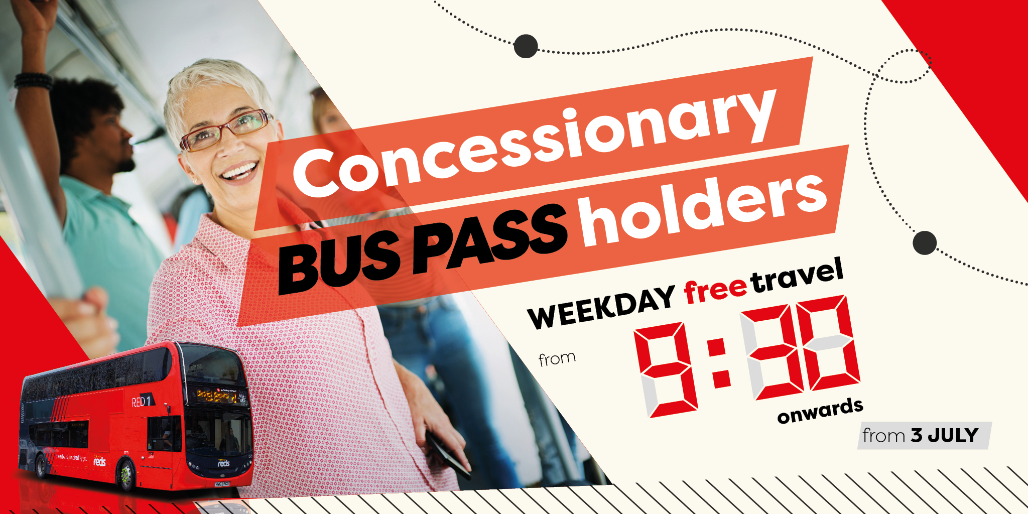 Concessionary pass changes Salisbury Reds